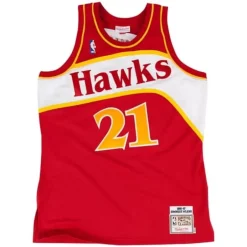 Mitchell & Ness Nba Authentic-Authentic Dominique Wilkins Atlanta Hawks 1986-87 Jersey