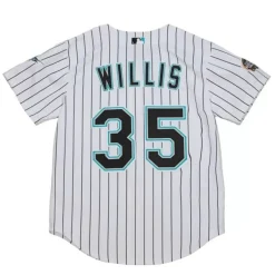 Mitchell & Ness Mlb Authentic-Authentic Dontrelle Willis Florida Marlins Home 2003 Jersey