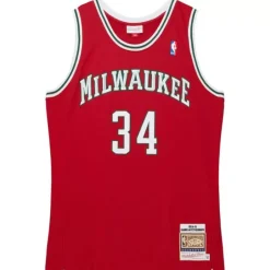 Mitchell & Ness Nba Authentic-Authentic Giannis Antetokounmpo Milwaukee Bucks Home 2014-15 Jersey