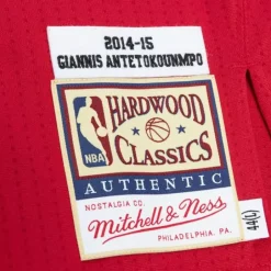 Mitchell & Ness Nba Authentic-Authentic Giannis Antetokounmpo Milwaukee Bucks Home 2014-15 Jersey