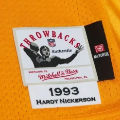 Mitchell & Ness Nfl Authentic-Authentic Hardy Nickerson Tampa Bay Buccaneers Dark 1993 Jersey
