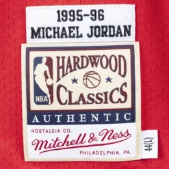 Mitchell & Ness Nba Authentic-Authentic Jersey Chicago Bulls Road Finals 1995-96 Michael Jordan