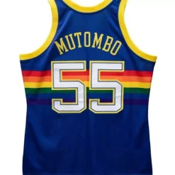 Mitchell & Ness Nba Authentic-Authentic Jersey Denver Nuggets 1991-92 Dikembe Mutombo