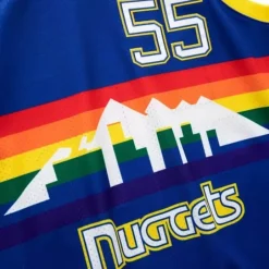 Mitchell & Ness Nba Authentic-Authentic Jersey Denver Nuggets 1991-92 Dikembe Mutombo