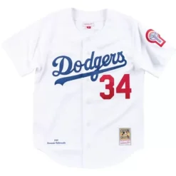 Mitchell & Ness Mlb Authentic-Authentic Jersey Los Angeles Dodgers Home 1981 Fernando Valenzuela
