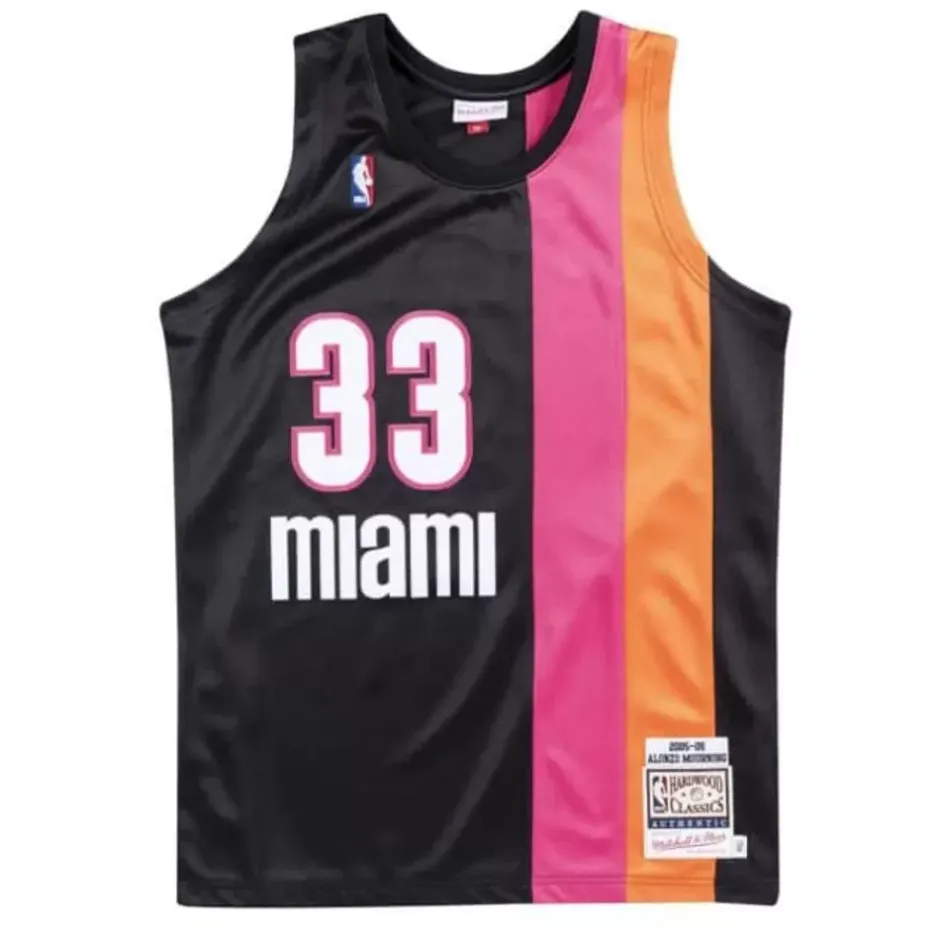 Mitchell & Ness Nba Authentic-Authentic Jersey Miami Heat Alternate 2005-06 Alonzo Mourning