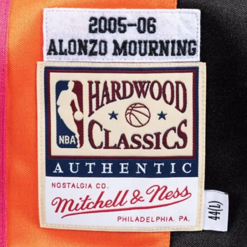 Mitchell & Ness Nba Authentic-Authentic Jersey Miami Heat Alternate 2005-06 Alonzo Mourning
