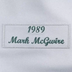 Mitchell & Ness Mlb Authentic-Authentic Jersey Oakland Athletics Road World Series 1989 Mark Mcgwire