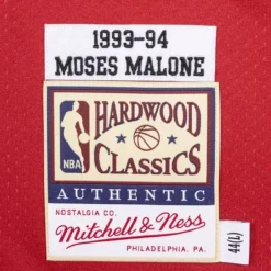 Mitchell & Ness Nba Authentic-Authentic Jersey Philadelphia 76Ers 1993-94 Moses Malone