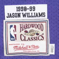 Mitchell & Ness Nba Authentic-Authentic Jersey Sacramento Kings 1998-99 Jason Williams