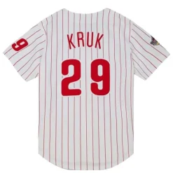 Mitchell & Ness Mlb Authentic-Authentic John Kruk Philadelphia Phillies Home World Series 1993 Jersey