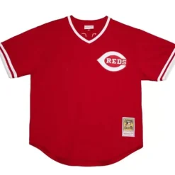 Mitchell & Ness Mlb Authentic-Authentic Johnny Bench Cincinnati Reds 1983 Pullover Jersey