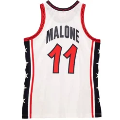 Mitchell & Ness Nba Authentic-Authentic Karl Malone Team Usa Mens 1996-97 Jersey