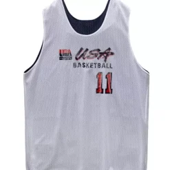 Mitchell & Ness Nba Authentic-Authentic Karl Malone Team Usa Mens 1996-97 Jersey