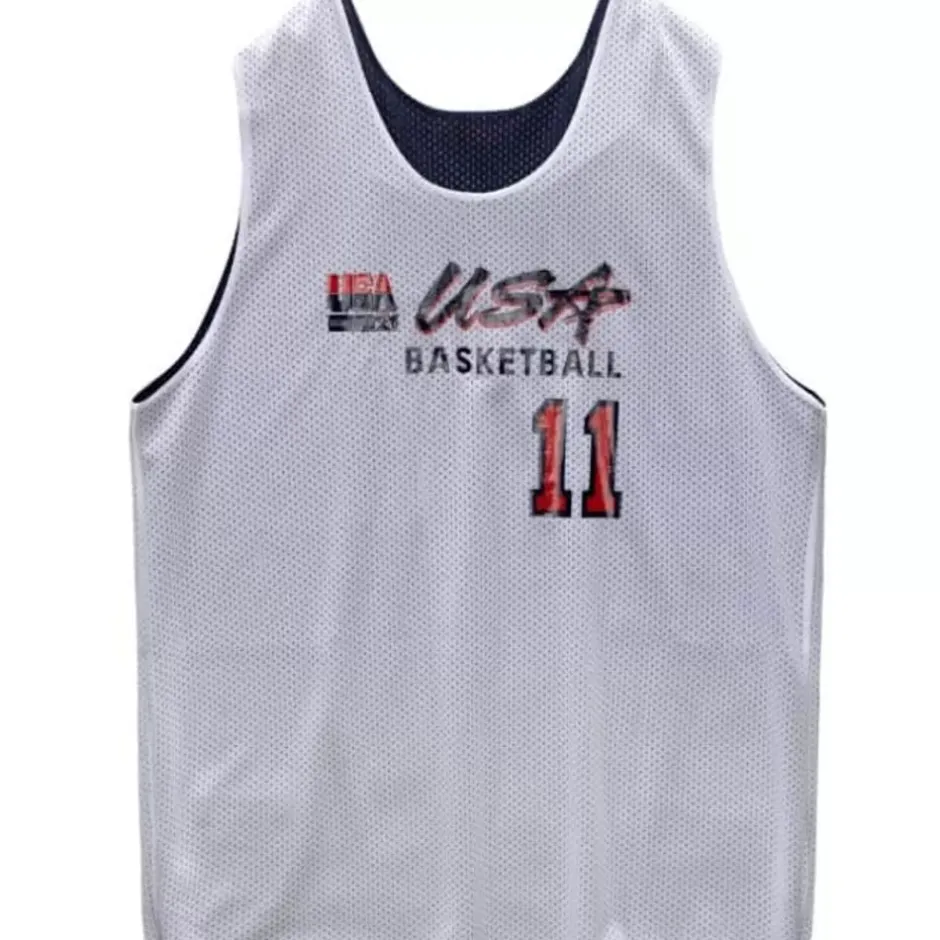 Mitchell & Ness Nba Authentic-Authentic Karl Malone Team Usa Mens 1996-97 Jersey