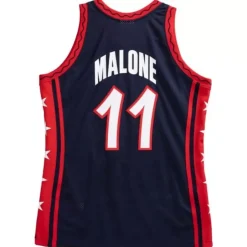 Mitchell & Ness Nba Authentic-Authentic Karl Malone Team Usa Mens 1996-97 Jersey