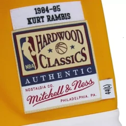 Mitchell & Ness Nba Authentic-Authentic Kurt Rambis Los Angeles Lakers 1987-88 Shooting Shirt