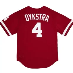 Mitchell & Ness Mlb Authentic-Authentic Lenny Dykstra Philadelphia Phillies 1991 Pullover Jersey