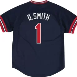 Mitchell & Ness Mlb Authentic-Authentic Mesh Bp Jersey St. Louis Cardinals 1994 Ozzie Smith