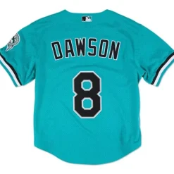 Mitchell & Ness Mlb Authentic-Authentic Mesh Bp Jersey Florida Marlins 1995 Andre Dawson
