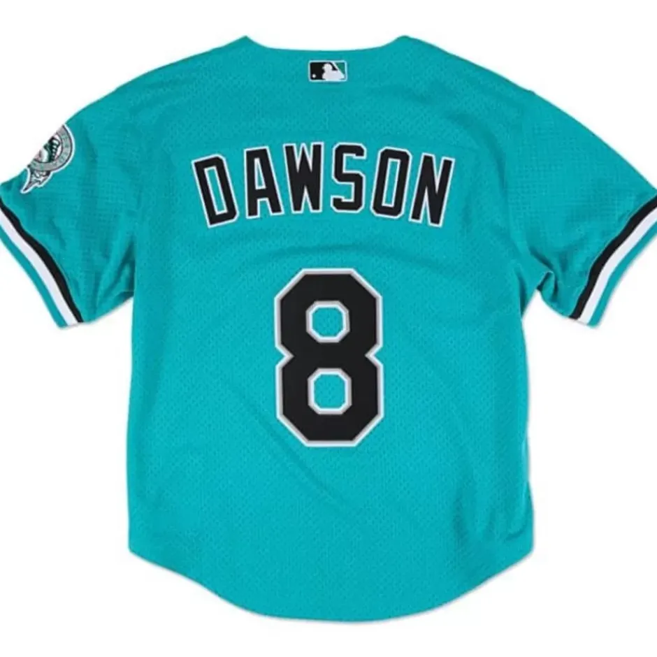 Mitchell & Ness Mlb Authentic-Authentic Mesh Bp Jersey Florida Marlins 1995 Andre Dawson