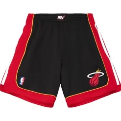 Men Mitchell & Ness Shorts-Authentic Miami Heat Road 2012-13 Shorts
