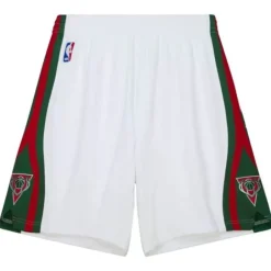Men Mitchell & Ness Shorts-Authentic Milwaukee Bucks 2013-14 Shorts