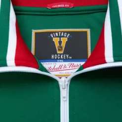 Men Mitchell & Ness Jackets & Outerwear-Authentic New Jersey Devils 1984 Warm Up Jacket