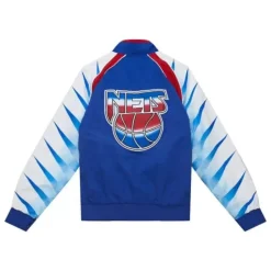 Men Mitchell & Ness Jackets & Outerwear-Authentic New Jersey Nets 1990-91 Jacket