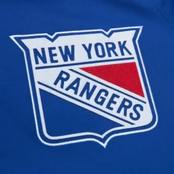 Men Mitchell & Ness Jackets & Outerwear-Authentic New York Rangers 1977 Warm Up Jacket
