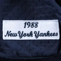 Mitchell & Ness Mlb Authentic-Authentic New York Yankees 1988 Bp 1/4 Zip Jersey