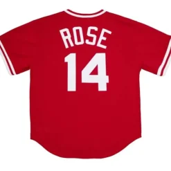 Mitchell & Ness Mlb Authentic-Authentic Pete Rose Cincinnati Reds 1984 Pullover Jersey