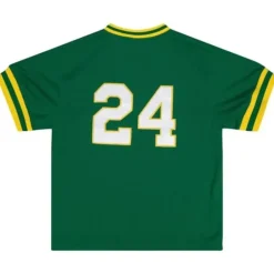 Mitchell & Ness Mlb Authentic-Authentic Rickey Henderson Oakland Athletics 1991 Pullover Jersey