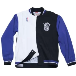 Men Mitchell & Ness Jackets & Outerwear-Authentic Sacramento Kings 1995-96 Jacket
