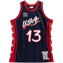 Mitchell & Ness Nba Authentic-Authentic Shaquille O'Neal Team Usa Mens 1996-97 Jersey