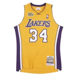 Mitchell & Ness Nba Authentic-Authentic Shaquille O'Neal Los Angeles Lakers 2000-01 Jersey