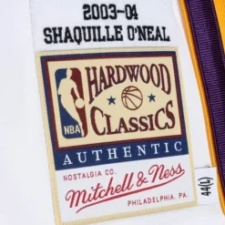 Mitchell & Ness Nba Authentic-Authentic Shaquille O'Neal Los Angeles Lakers 2003-04 Jersey