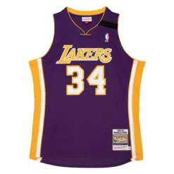 Mitchell & Ness Nba Authentic-Authentic Shaquille O'Neal Los Angeles Lakers 1999-00 Jersey