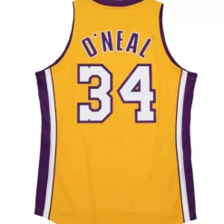Mitchell & Ness Nba Authentic-Authentic Shaquille O'Neal Los Angeles Lakers 2001-02 Jersey