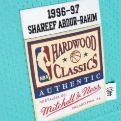 Mitchell & Ness Nba Authentic-Authentic Shareef Abdur-Rahim Vancouver Grizzlies 1996-97 Jersey
