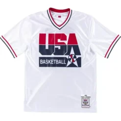 Mitchell & Ness Nba Authentic-Authentic Shooting Shirt Team Usa 1992 Magic Johnson