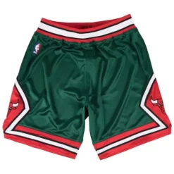 Mitchell & Ness Nba Authentic-Authentic Shorts Chicago Bulls Green Week 2008-09
