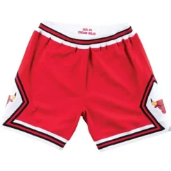 Mitchell & Ness Nba Authentic-Authentic Shorts Chicago Bulls Road 1975-76