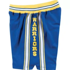 Men Mitchell & Ness Shorts-Authentic Shorts Golden State Warriors Road 1981-82