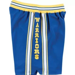 Men Mitchell & Ness Shorts-Authentic Shorts Golden State Warriors Road 1981-82