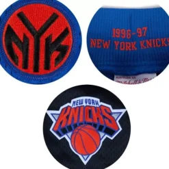 Mitchell & Ness Nba Authentic-Authentic Shorts New York Knicks Road 1996-97