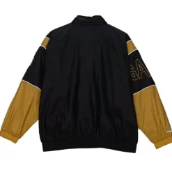 Men Mitchell & Ness Jackets & Outerwear-Authentic Sideline Jacket New Orleans Saints
