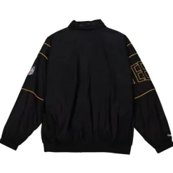 Men Mitchell & Ness Jackets & Outerwear-Authentic Sideline Jacket Pittsburgh Steelers