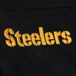 Men Mitchell & Ness Jackets & Outerwear-Authentic Sideline Jacket Pittsburgh Steelers