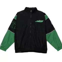 Men Mitchell & Ness Jackets & Outerwear-Authentic Sideline Jacket New York Jets